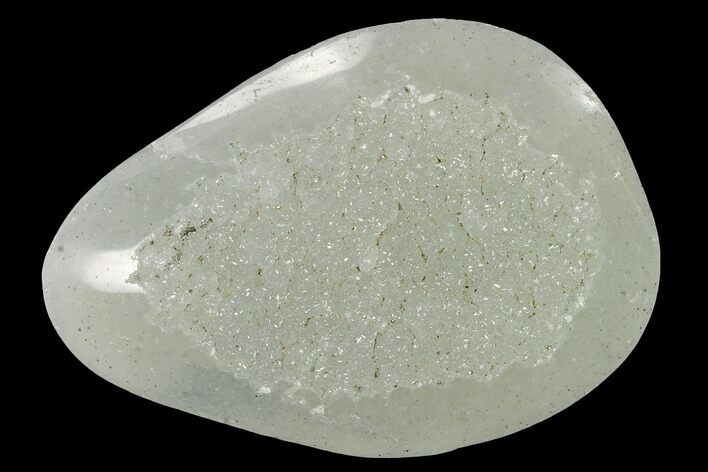Polished, Druzy Quartz Crystal Cluster - Artigas, Uruguay #143225